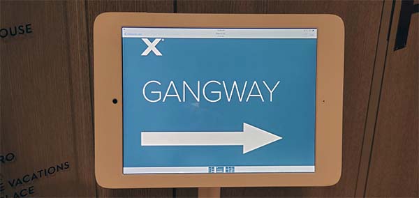 Gangway ahead