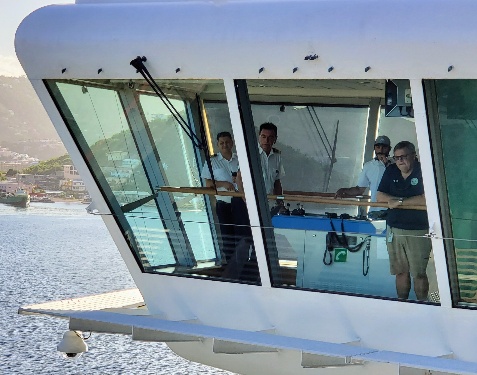 Equinox Officers and St Thomas Harbor Pilot