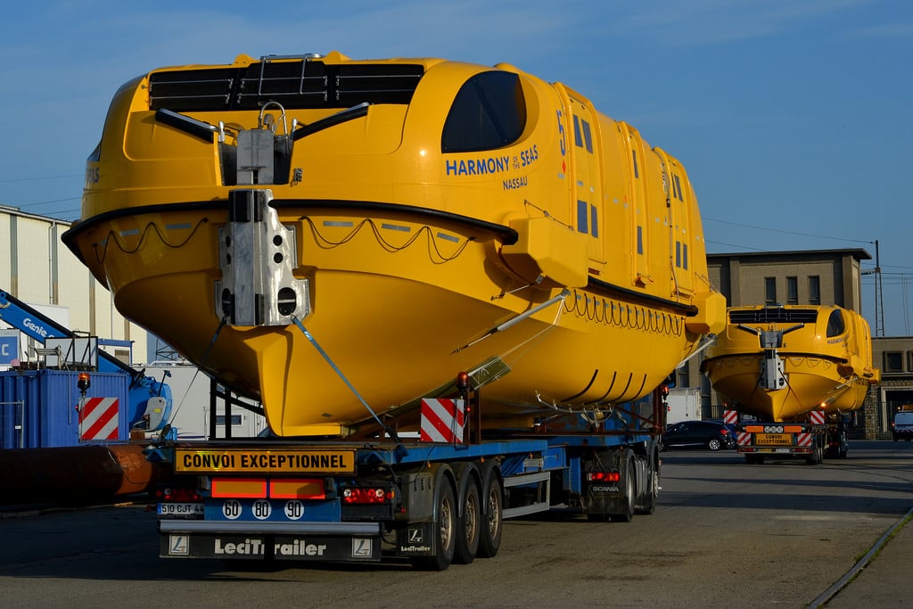 Oasis Class Lifeboat on Harmony of the Seas