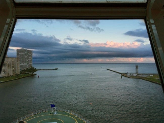 Sailing out of Port Everglades in Fort Lauderdale Aboard Celebrity Infinity