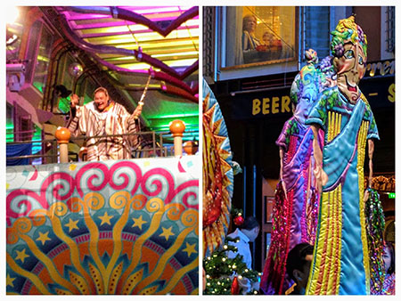 A parade in the Royal Promenade