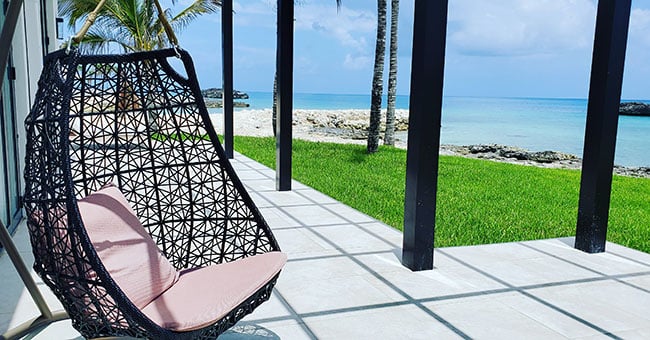 Back Patio at Mandara Spa on Great Stirrup Cay